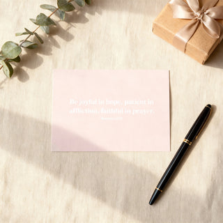 joyful in hope Postkarte