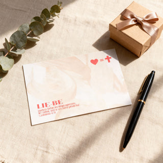 Herz=Kreuz Postkarte