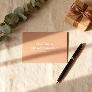 who can be against us Postkarte