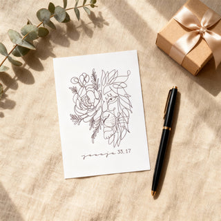 Majesty Fineline Postkarte