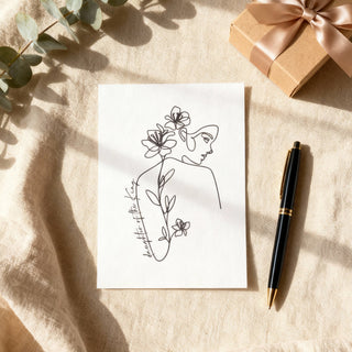 Daughter of King Postkarte