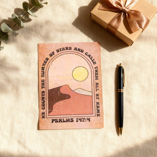 Number of Stars Postkarte