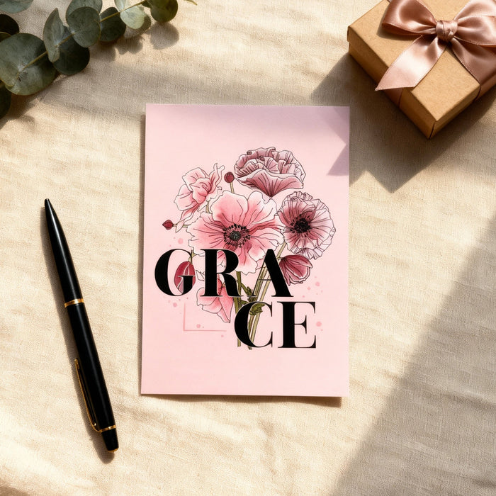 Grace Flower Briefkaart