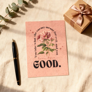 Turn it Flower Postkarte