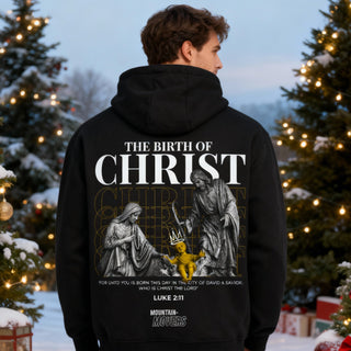 Kind wordt geboren Kersthoodie