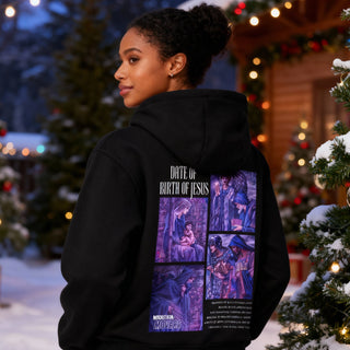 Birth of Jesus Streetwear Hoodie BackPrint