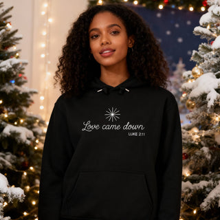Love came down minimalistic Hoodie