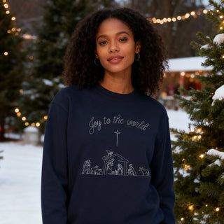 Joy to the World Sketch Grippe Sweatshirt