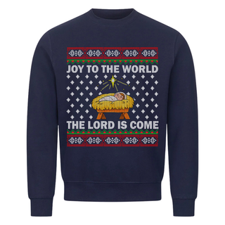 Joy to the World Manger Christmas Sweatshirt