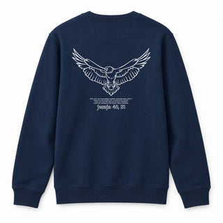 Adler Sweatshirt BackPrint Navy