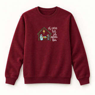 Adore Christmas Sweatshirt Burgunder