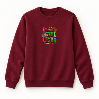Be the Light Sweatshirt Burgunder