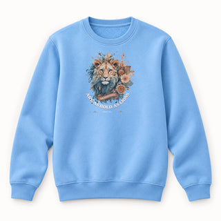 Bold as Lions Sweatshirt Frontprint Babyblau