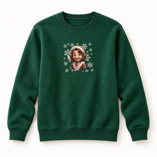 Christmas Jesus Sweatshirt Grün