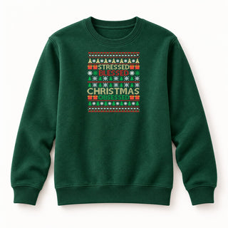 Christmas Obsessed Sweatshirt Grün
