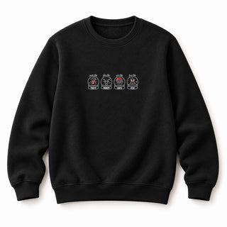 Dance like Frosty Christmas Sweatshirt Schwarz