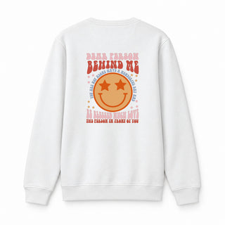 Dear Person Smile Christmas Sweatshirt (Back) Weiß