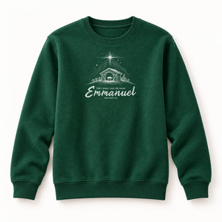 Emmanuel Matthew 1,23 Christmas Sweatshirt Grün