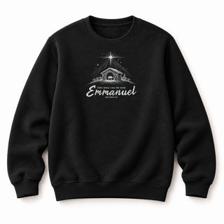 Emmanuel Matthew 1,23 Christmas Sweatshirt Schwarz