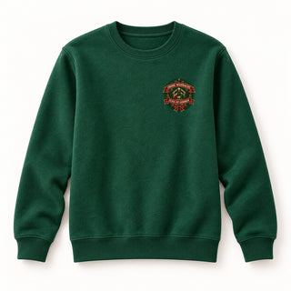 Frohe Weihnacht Jesus ist geboren Christmas Sweatshirt Grün