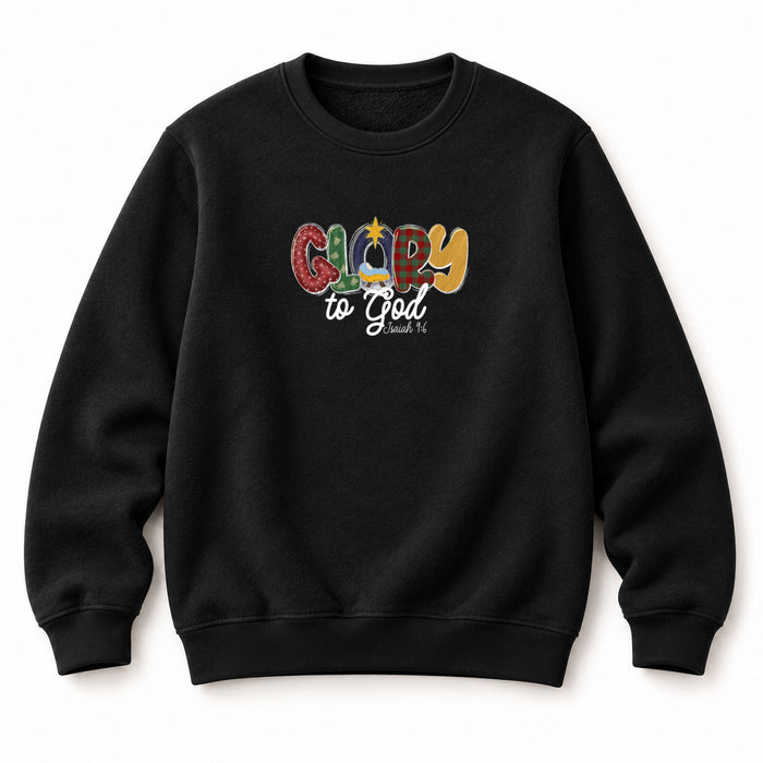 Glory to God Isaiah 9:6 Christmas Sweatshirt