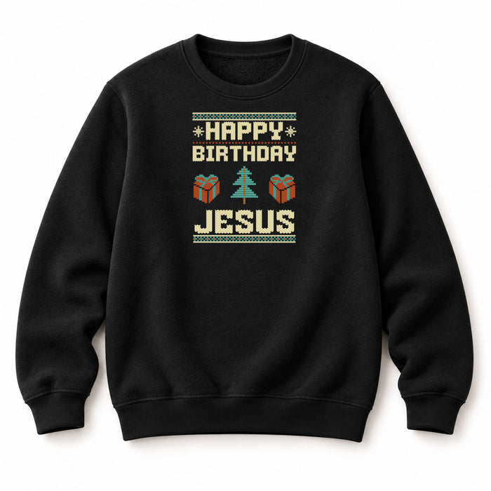 Happy Birthday Jesus Christmas Sweatshirt