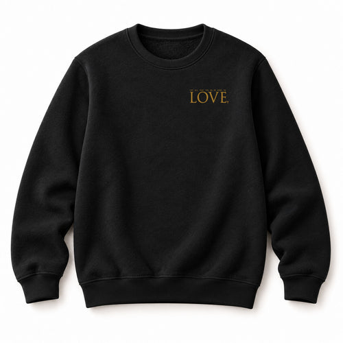 Gouden liefdesweater