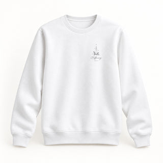 Hoffnung Jesaja 9,5 Christmas Sweatshirt Weiß
