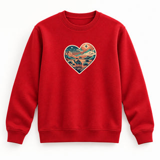 Holy Night Christmas Sweatshirt Rot