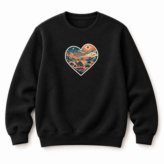 Holy Night Christmas Sweatshirt Schwarz