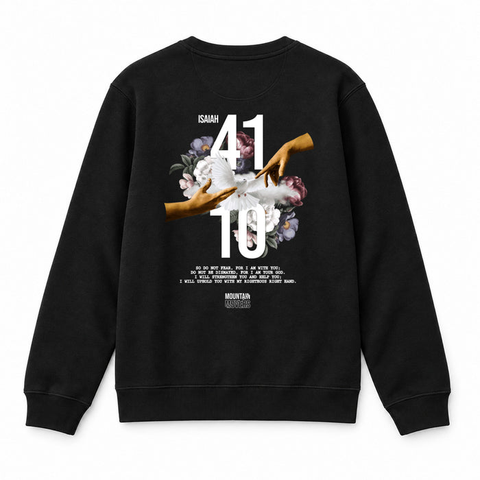Isaiah 41:10 Sweatshirt Backprint