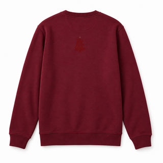 Jesus is the Reason red - Backprint - Sweatshirt Burgunder