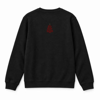 Jesus is the Reason red - Backprint - Sweatshirt Schwarz