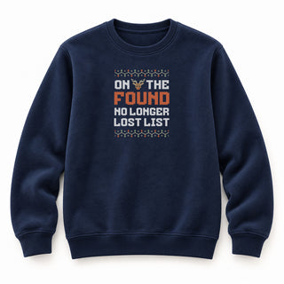 Found no longer lost Christmas Sweatshirt Navy