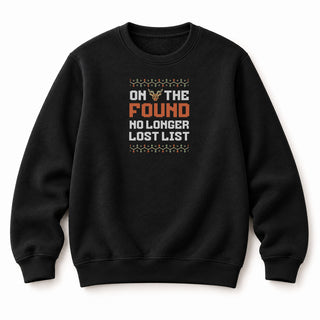 Found no longer lost Christmas Sweatshirt Schwarz