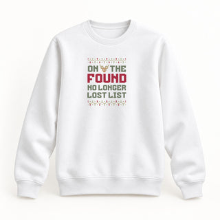 Found no longer lost Christmas Sweatshirt Weiß