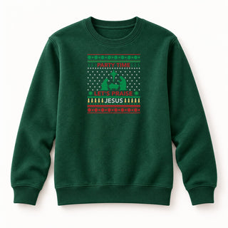 Partytime Christmas Sweatshirt Grün