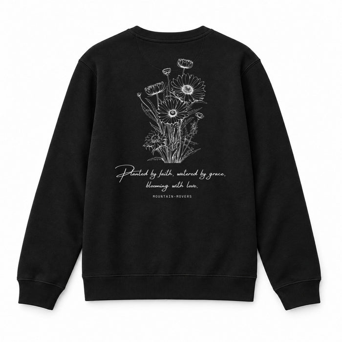 Planted by faith Sweatshirt Backprint
