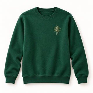 Prince of Peace Watercolor Christmas Sweatshirt Grün
