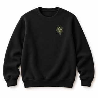 Prince of Peace Watercolor Christmas Sweatshirt Schwarz