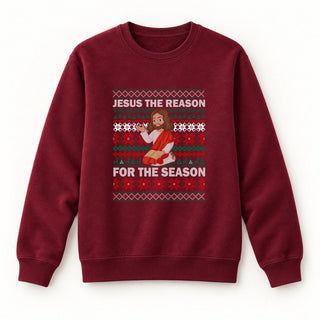 Reason for the Season Sweatshirt Burgunder