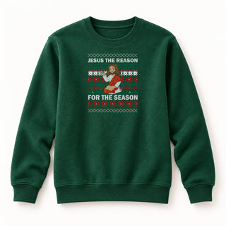 Reason for the Season Sweatshirt Grün