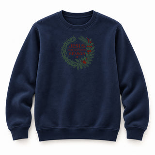 Reason for the Season Little Christmas Sweatshirt Navy
