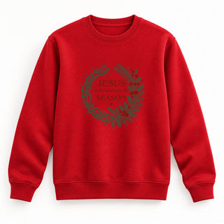 Reason for the Season Little Christmas Sweatshirt Rot