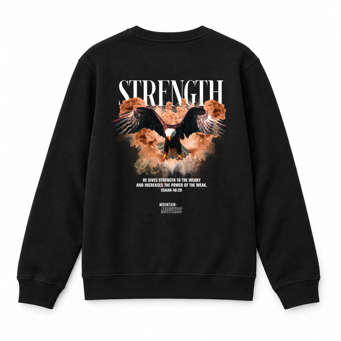 Sterkte streetwear sweatshirt met rugprint