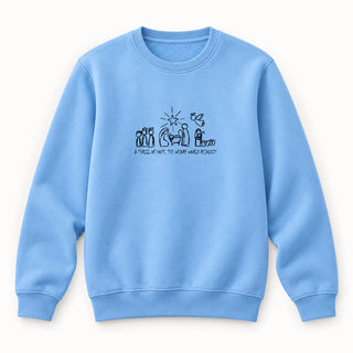 Thrill of Hope Christmas Sweatshirt Babyblau