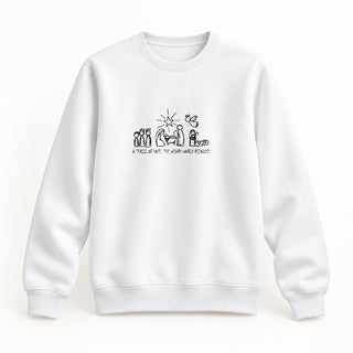 Thrill of Hope Christmas Sweatshirt Weiß