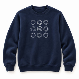 Wrath Crown Christmas Sweatshirt Navy