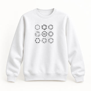 Wrath Crown Christmas Sweatshirt Weiß
