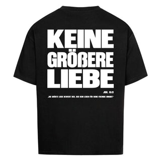 Keine größere Liebe Oversized T-Shirt Front und Backprint Selah x MM